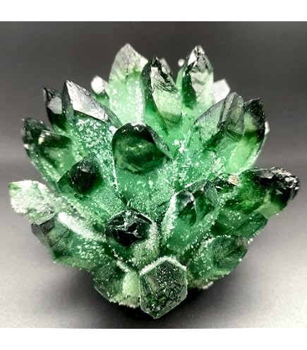 Amazon.co.jp: 瞑想の家 天然青水晶 穴水晶原石 水晶群 標本